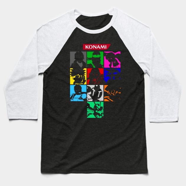 I'm a Konami Fan -Version 2- Baseball T-Shirt by spdy4